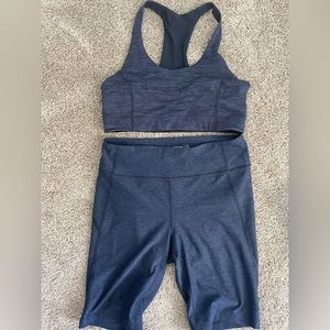 Outdoor voices sports bra navy blue